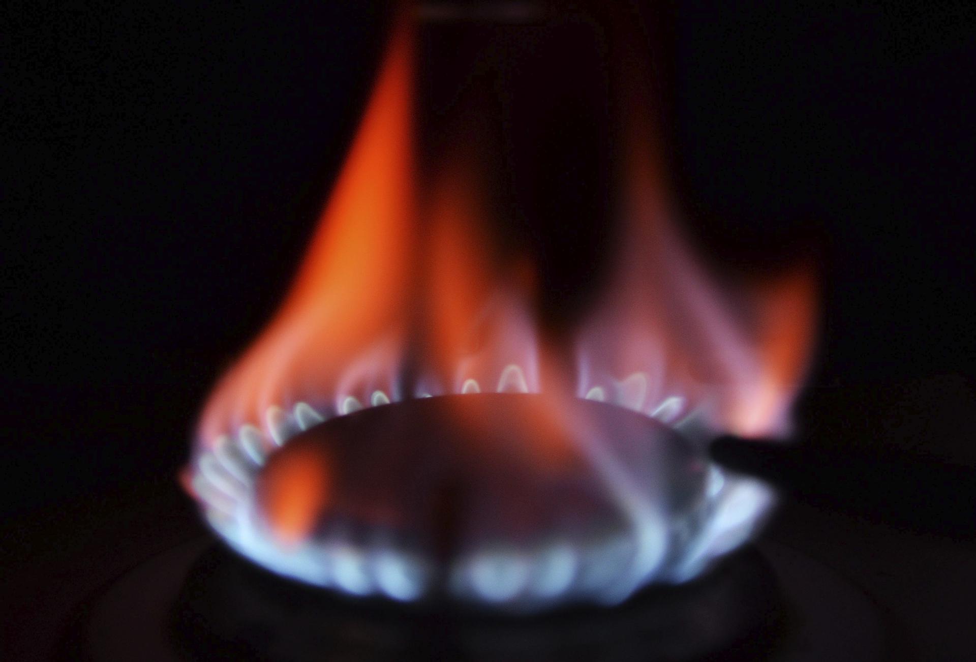 Una llama de un fogón en una foto de archivo. EFE/Andy Rain