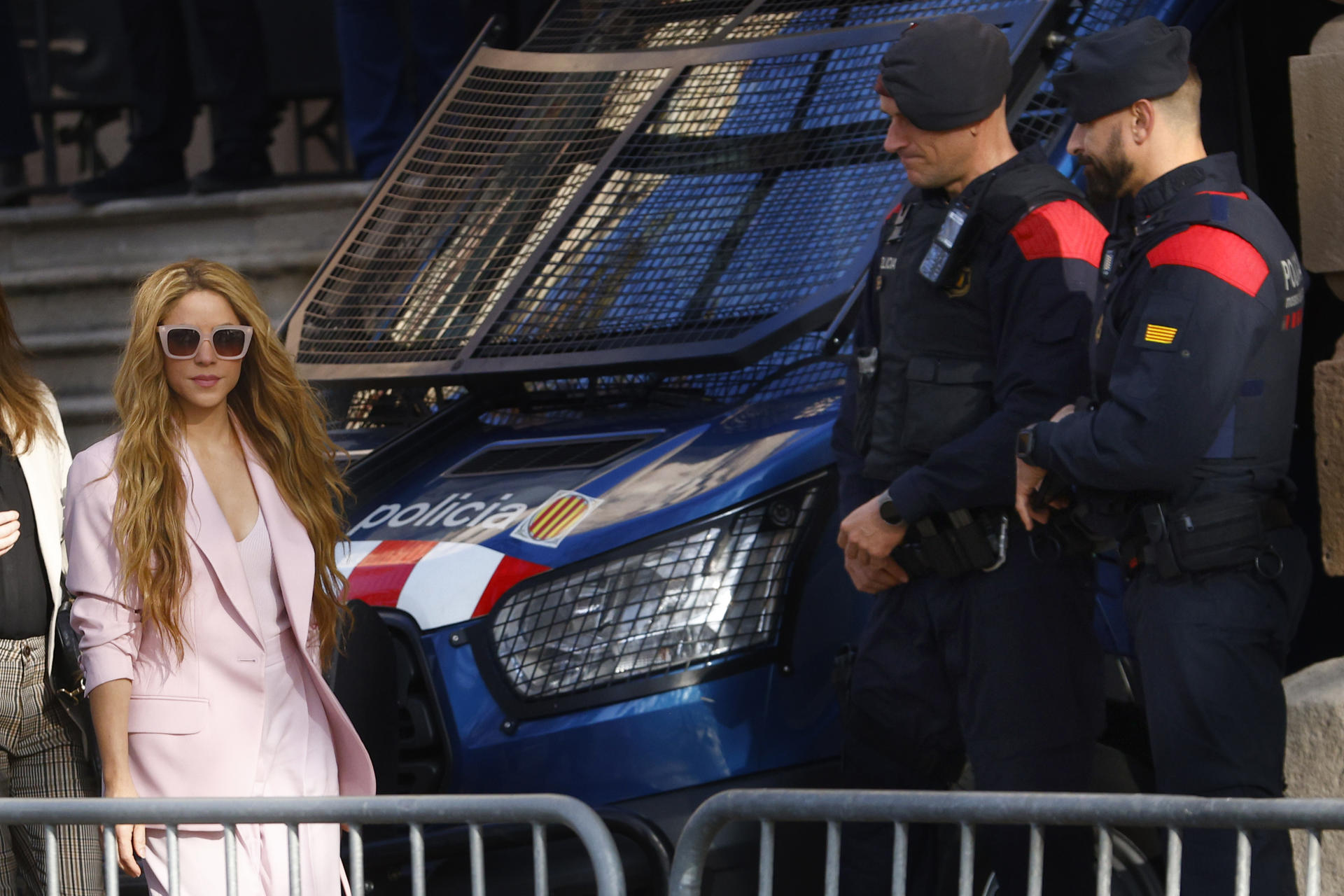 Colombian singer Shakira leaves Barcelona Provincial Court on the first day of her trial for allegedly defrauding Spanish tax officials of 14.5 million euro in taxes between 2012 and 2014, in Barcelona city, Catalonia region, north-eastern Spain, 20 November 2023. Shakira has eventually secured a deal with Spanish prosecutors which means she avoids spending up to eight years in jail in exchange for paying a millionaire fine. EFE/ Quique García

