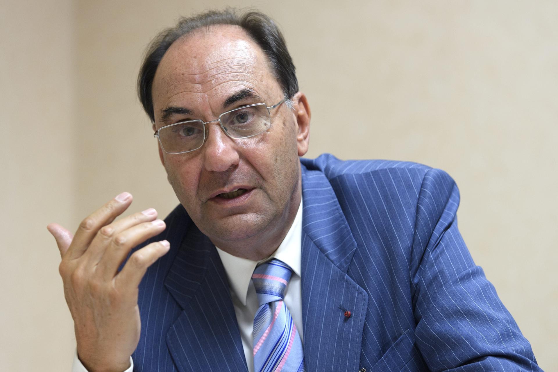 (FILE) The former Spanish MEP, Alejo Vidal-Quadras, speaks during a press conference in Geneva, Switzerland, 02 September 2016. EFE/Martial Trezzini