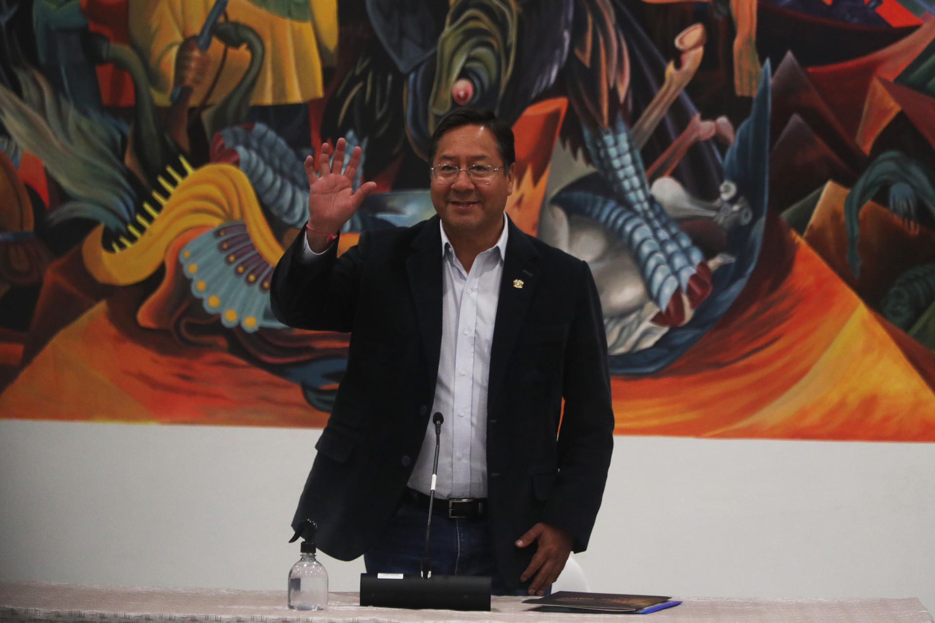 Foto de archivo del presidente boliviano Luis Arce. EFE/Luis Gandarillas