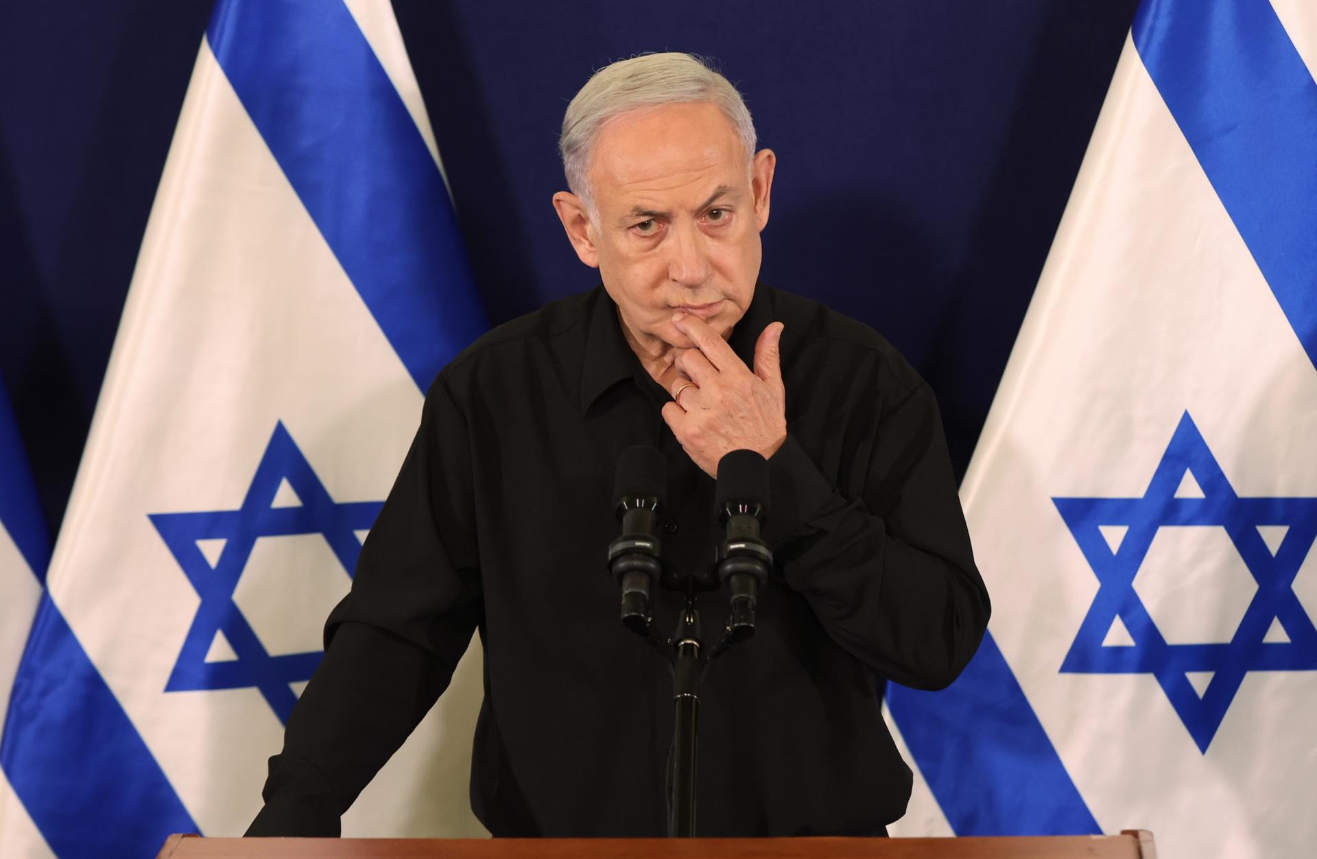 El primer ministro israelí, Benjamín Netanyahu, en una fotografía de archivo. EFE/Abir Sultan/Pool