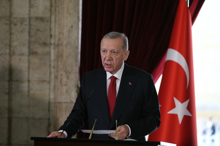El presidente de Turquía, Recep Tayyip Erdogan, que ha llamado a su embajador en Israel por los "ataques contra civiles" en Gaza.