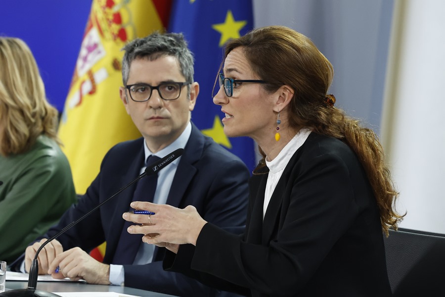 El ministro de la Presidencia, Justicia y Relaciones con las Cortes, Félix Bolaños 