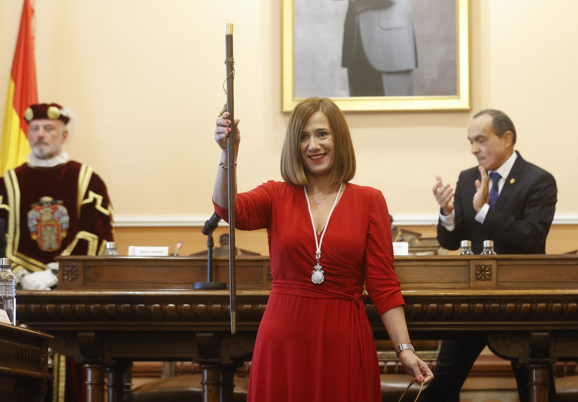 Cristina Laborda (PSE-EE) se convierte en la primera alcaldesa de Irun