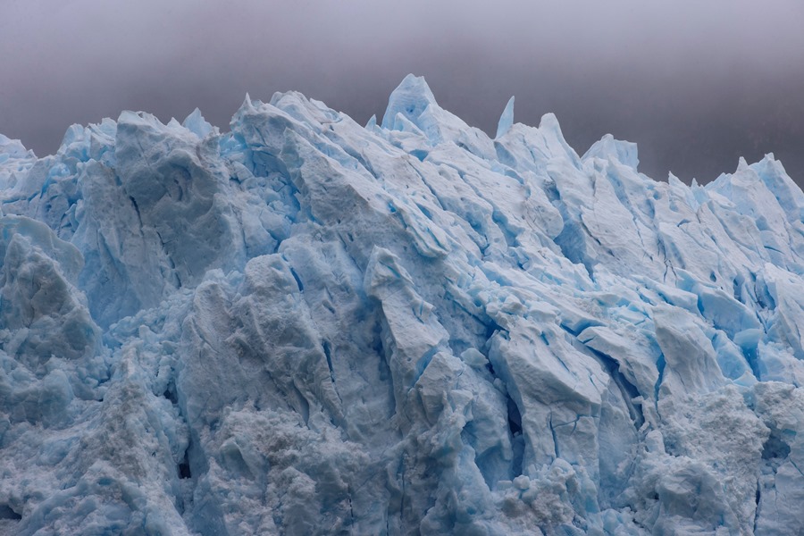 Fotografía que muestra el glaciar San Rafael,