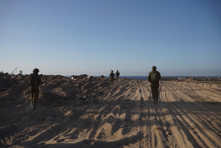  Soldados israelíes durante sus operaciones en la franja de Gaza