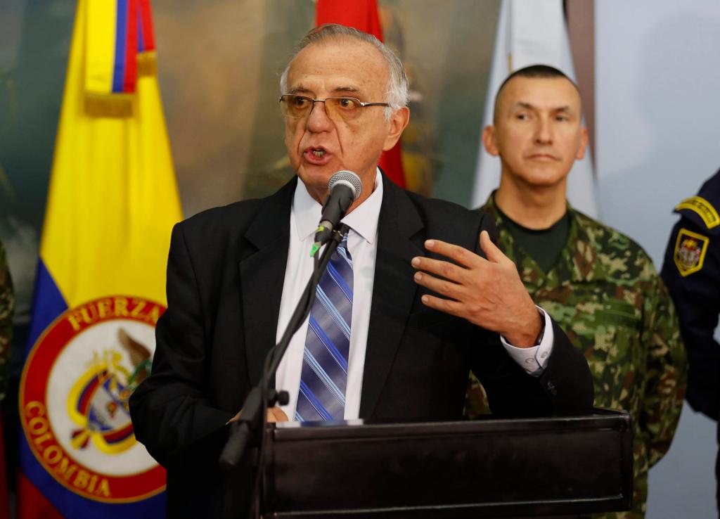 El ministro de Defensa de Colombia, Iván Velásquez, en una fotografía de archivo. EFE/Mauricio Dueñas Castañeda
