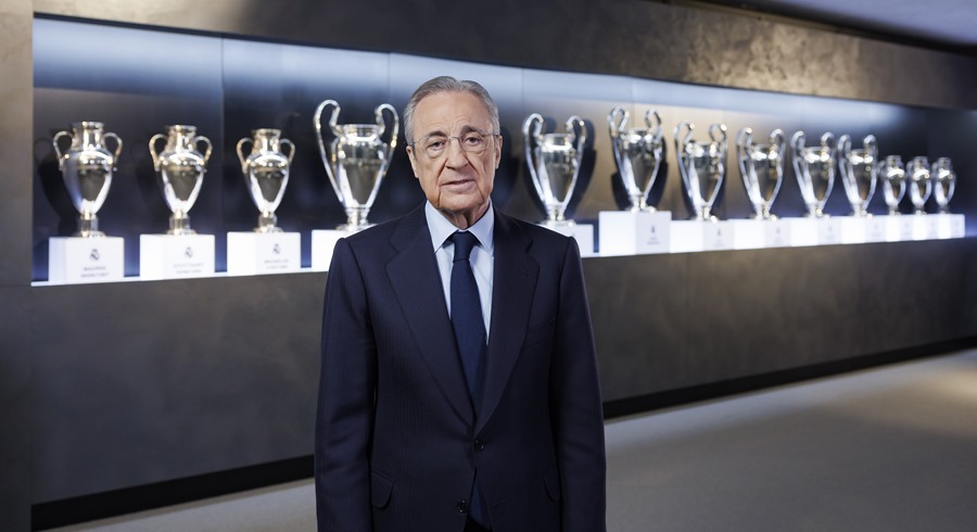 Florentino Pérez, presidente del Real Madrid, en una declaración difundida por Realmadrid TV.