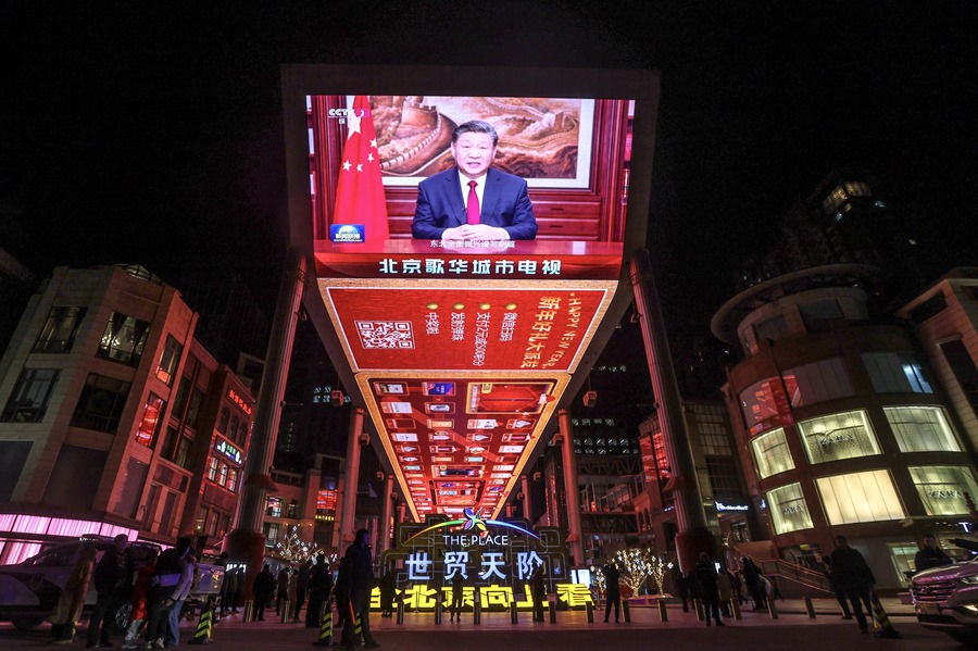 Xi ensalza los éxitos de China en 2023 y reitera como “inevitable” la reunificación con Taiwán