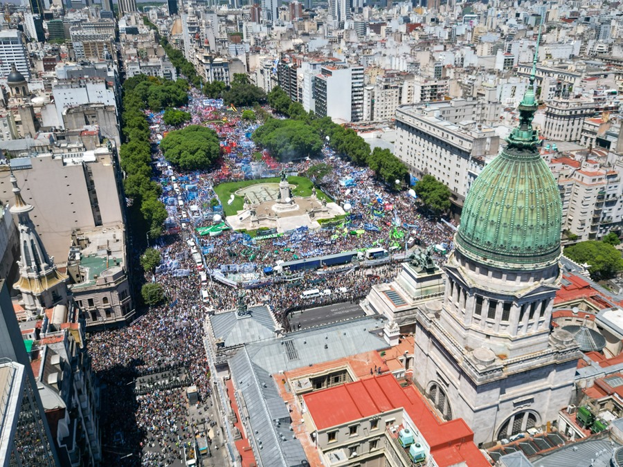 El sindicalismo argentino promete “lucha” contra el ajuste del Gobierno de Milei