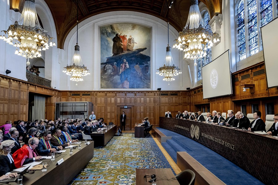 Lectura del fallo de la Corte Internacional de Justicia (CIJ) de La Haya, Países Bajos, sobre una solicitud de Sudáfrica de medidas de emergencia para Gaza