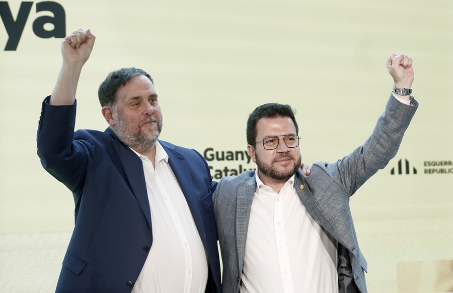 ERC, con Junqueras a la cabeza, avala la candidatura de Pere Aragonès para las catalanas