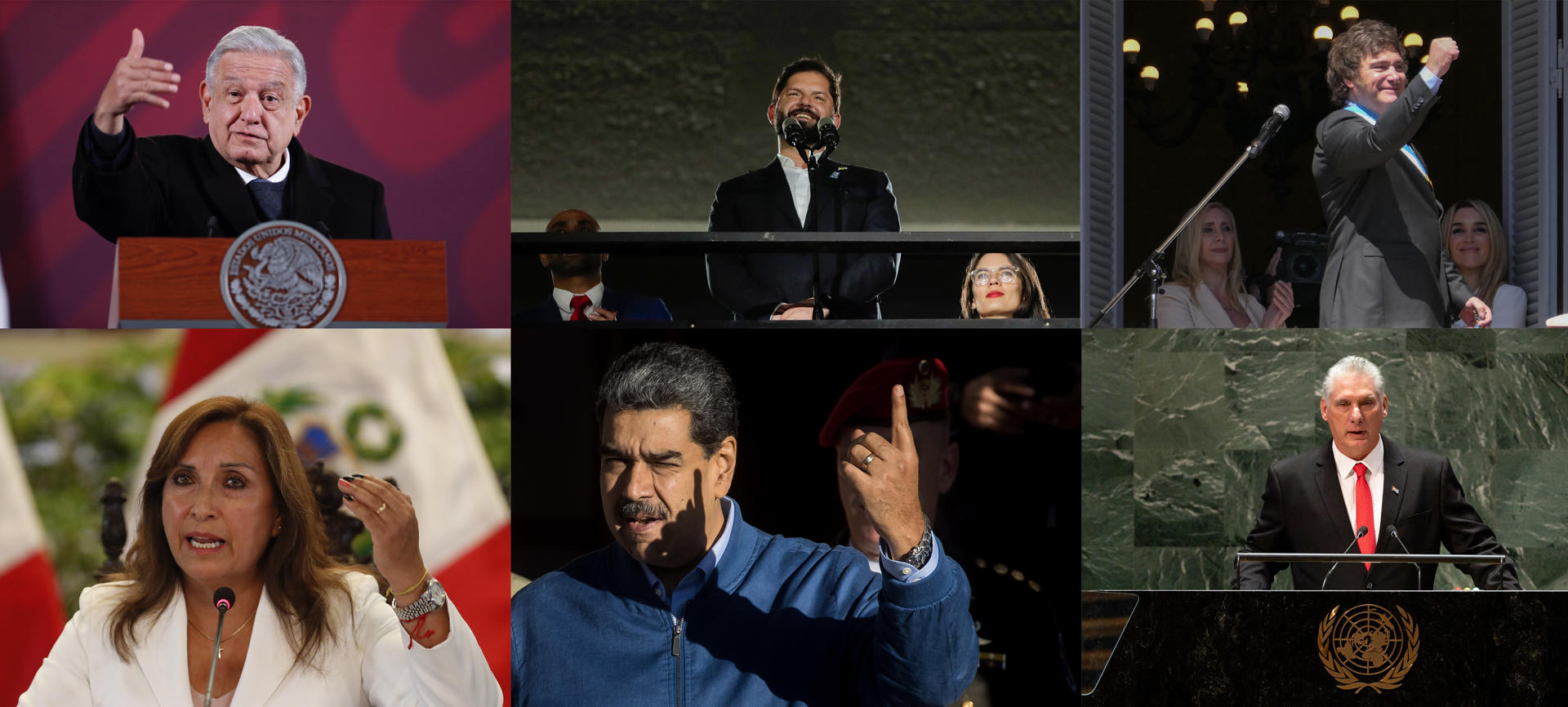 Entre esperanza y ‘nubarrones’, los escenarios de los líderes de la política de Latinoamérica para 2024