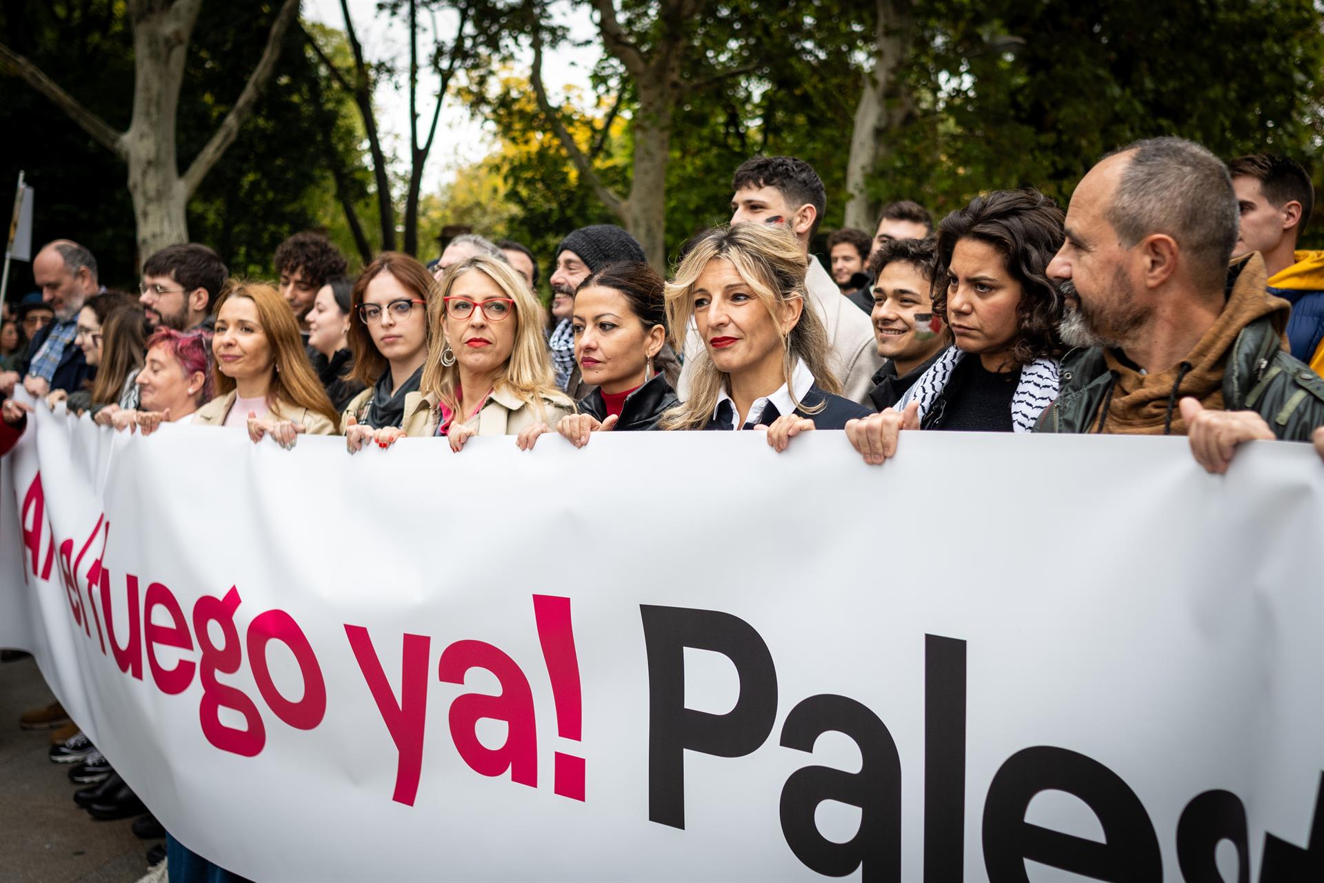 Exteriores asegura que no está preparando “ningún viaje” de Yolanda Díaz a Palestina