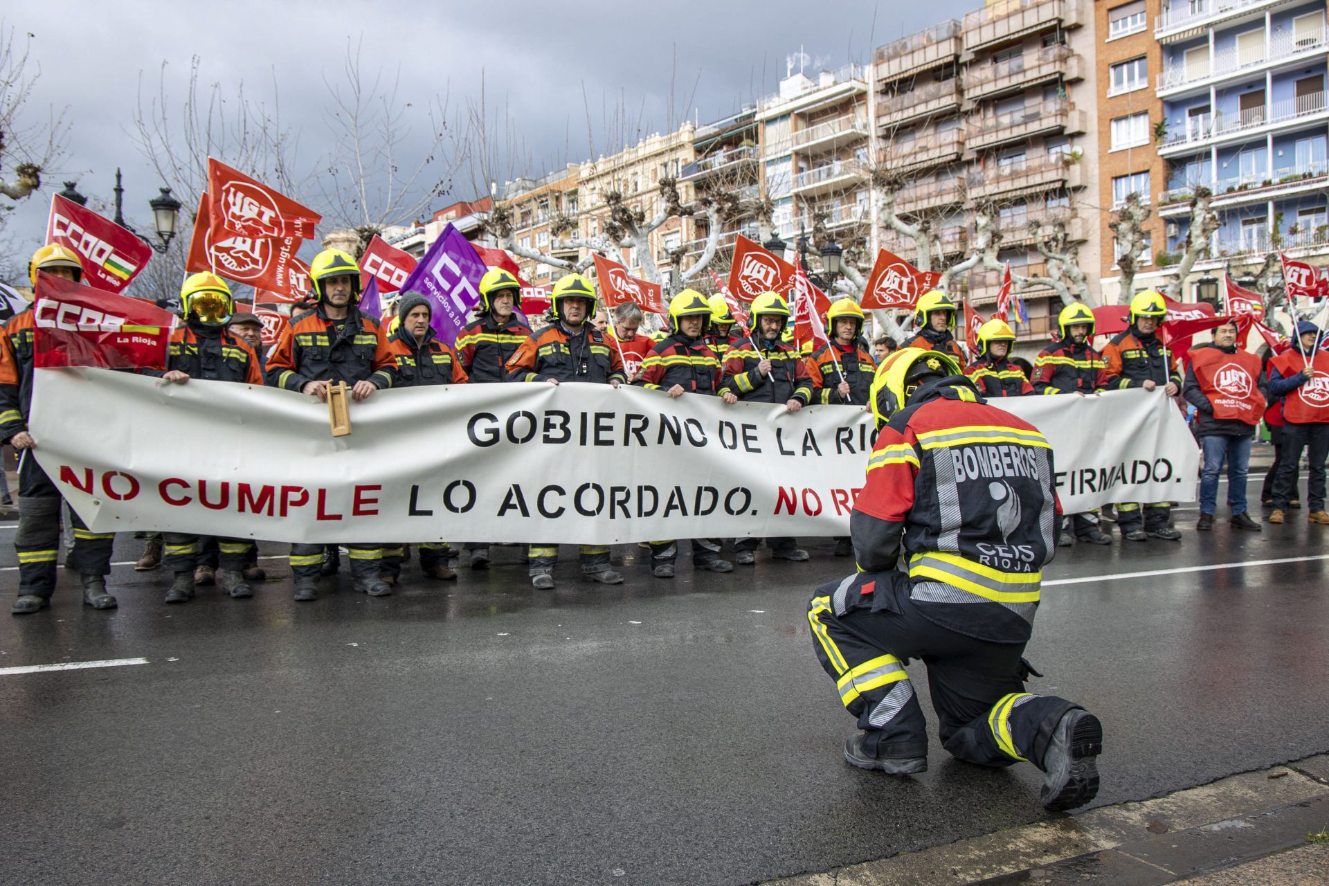 Los Bomberos Del CEIS Rioja Seguirán Movilizándose