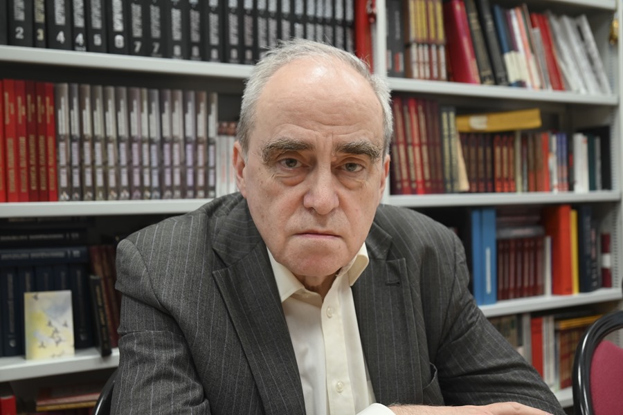 Yan Rachinski, director de Memorial, organización que recibió en 2022 el premio Nobel de la Paz.