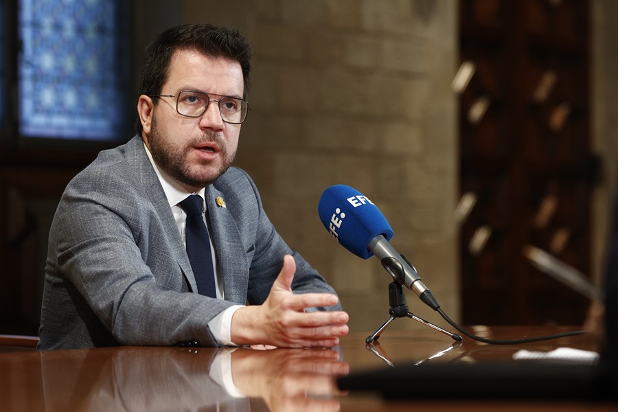 Pere Aragonès avisa a Junts: “La ciudadanía no perdonaría que no se aprovechase la oportunidad”