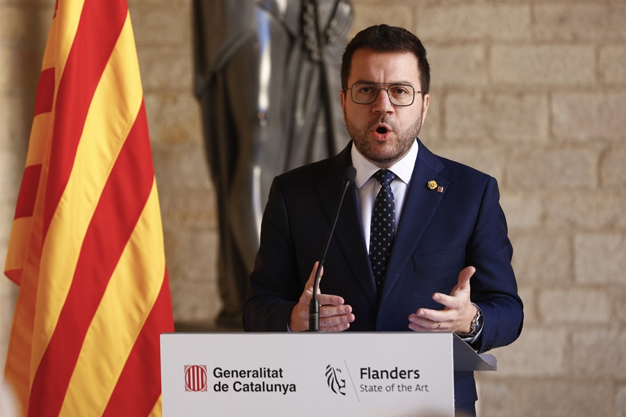 Aragonès espera que la amnistía tenga “luz verde” la próxima semana: “No se puede demorar”