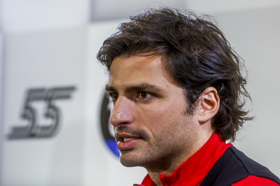 El piloto español de Ferrari, Carlos Sainz. 