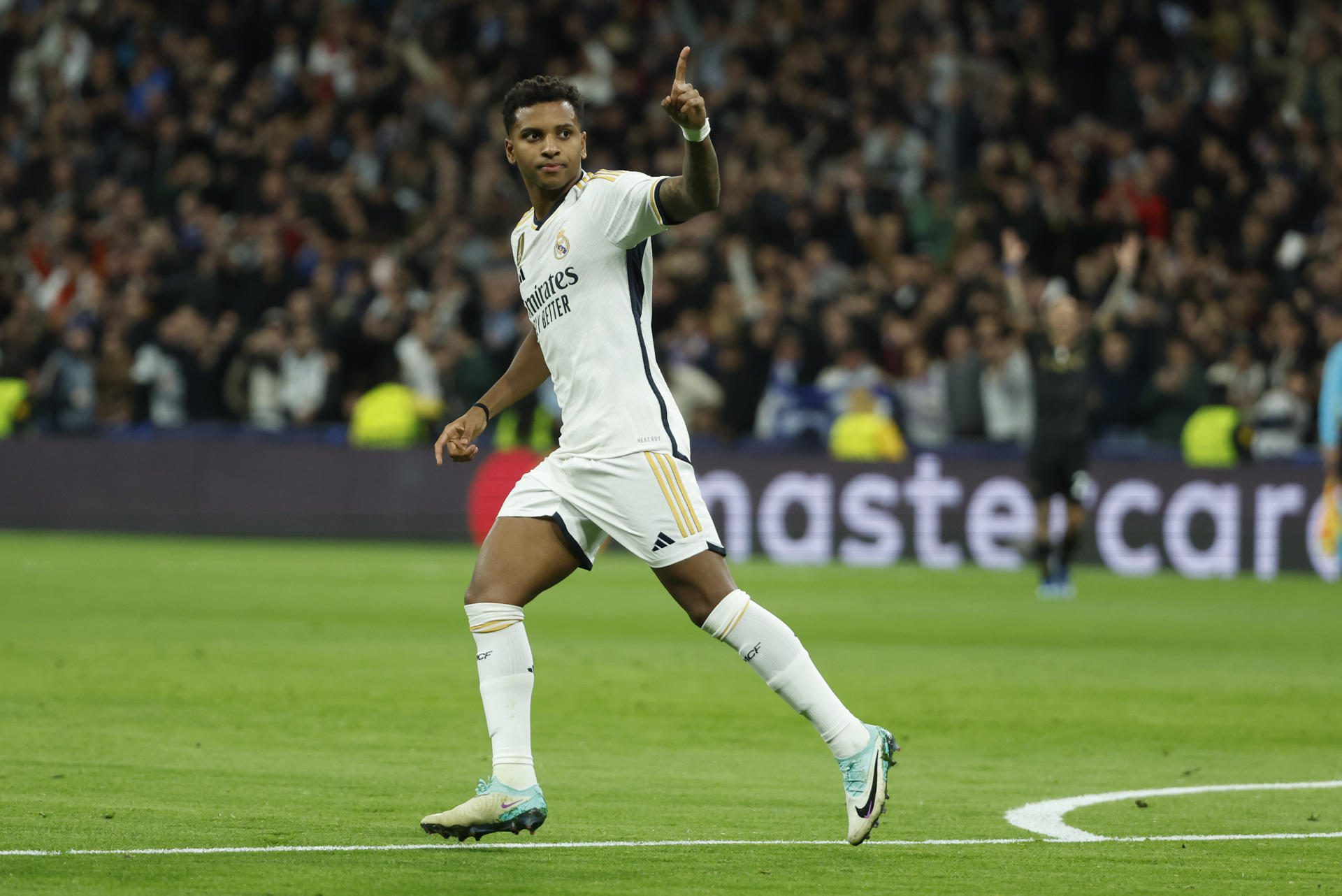 El delantero del Real Madrid Rodrygo Goes. EFE/Juanjo Martín