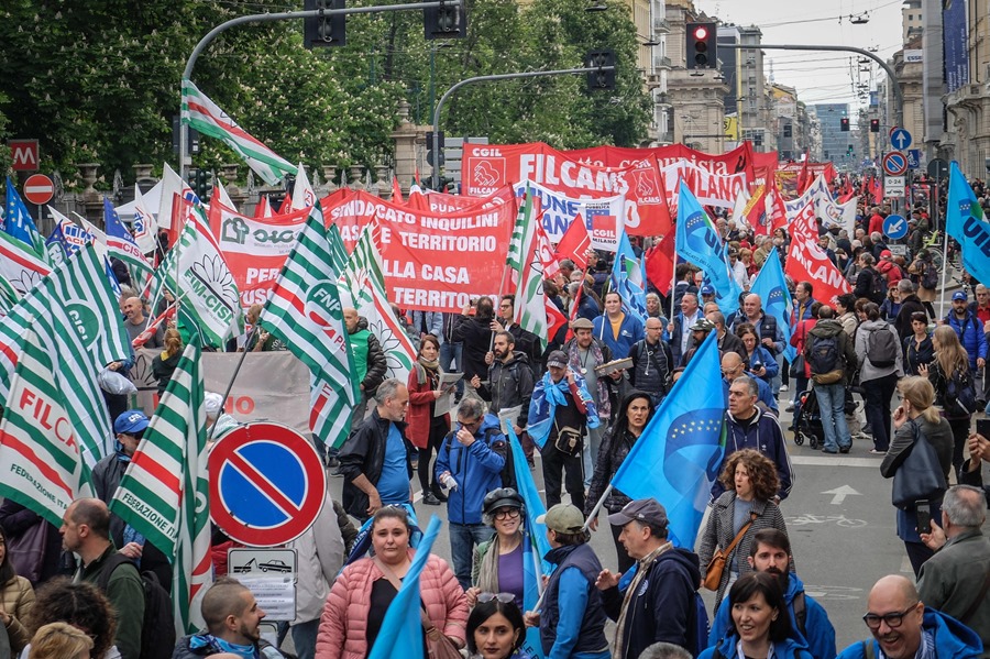 Manifestaciones en el Primero de Mayo