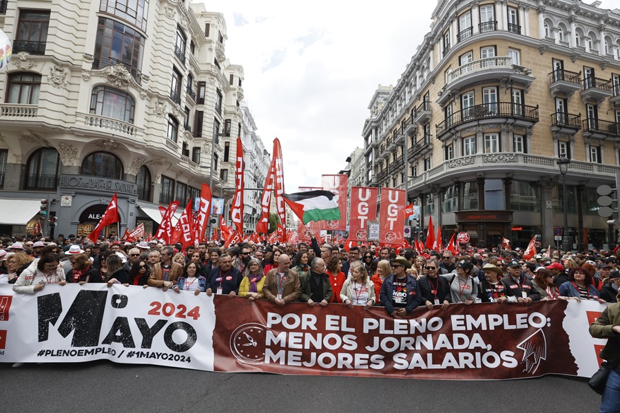 Manifestaciones por el Primero de Mayo