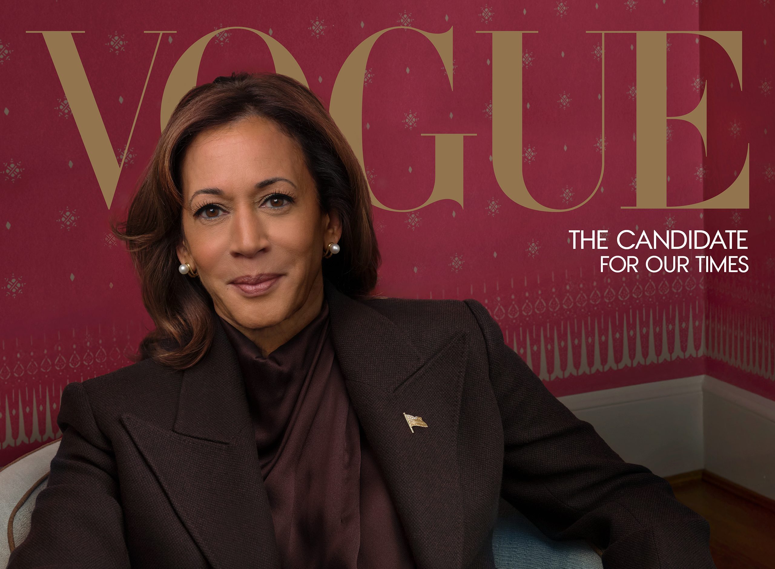 Vogue dedicates its October cover to Kamala Harris