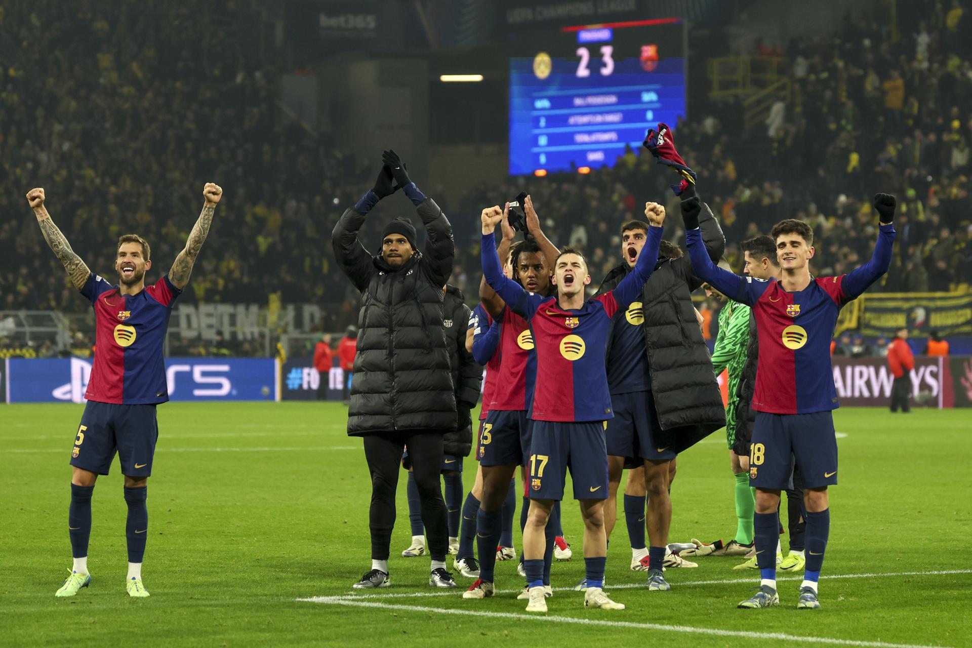 Barcelona triomphe à Dortmund : un pas de plus vers les huitièmes de finale de la Ligue des champions