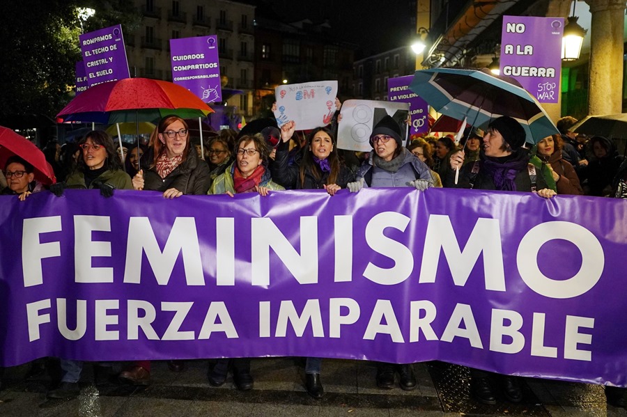 Las mujeres salen el 8M por sus derechos en Castilla y León