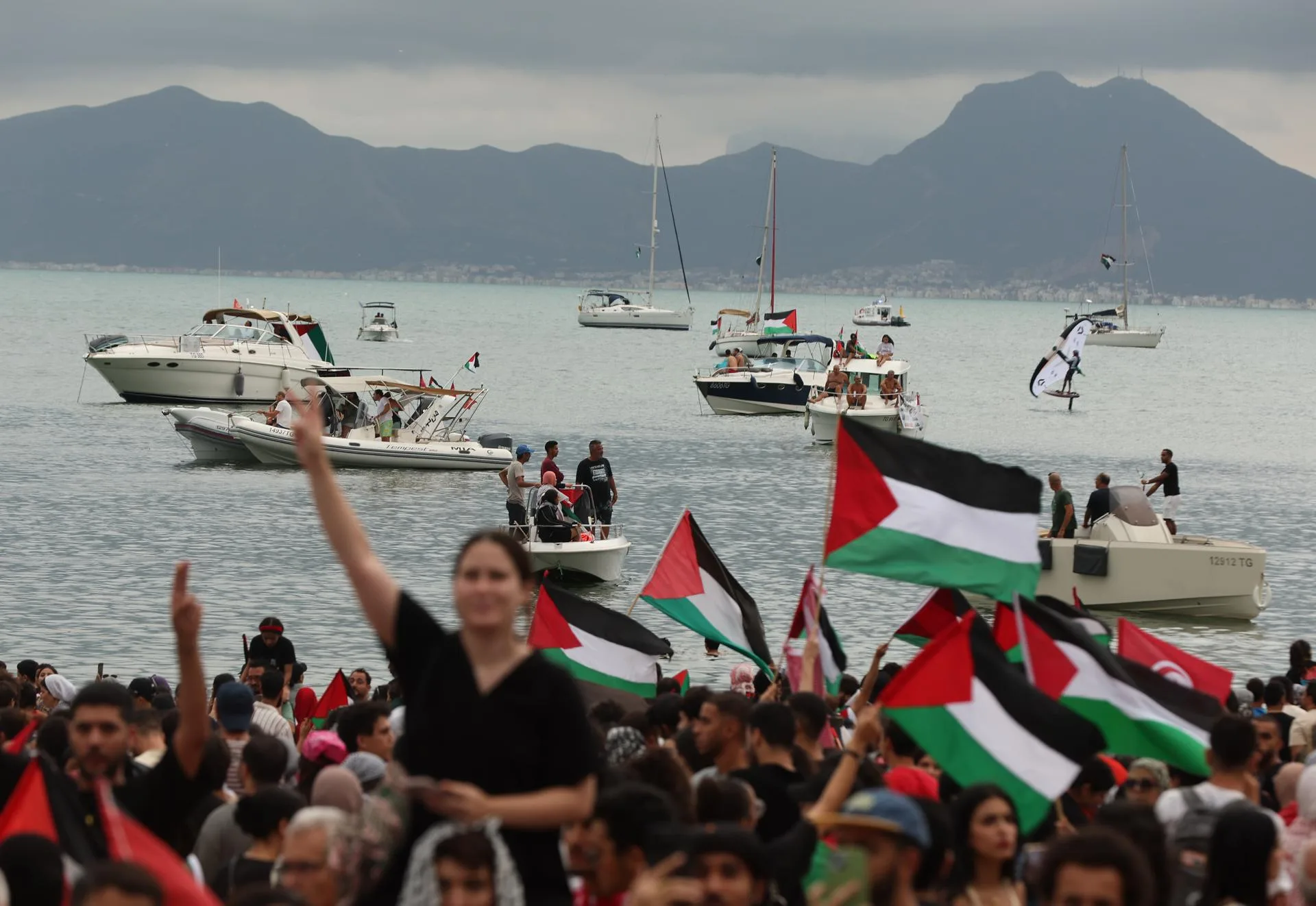 Túnez asegura que el segundo ataque a la flotilla Sumud de Gaza fue «premeditado»