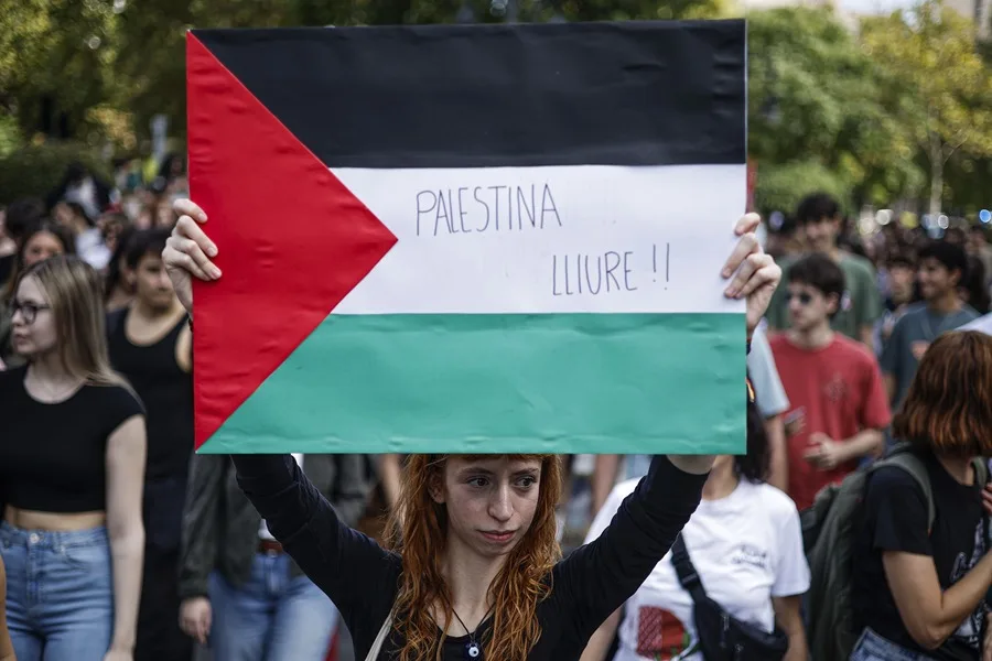 Estudiantes de toda España se manifiestan contra el «genocidio» en Palestina