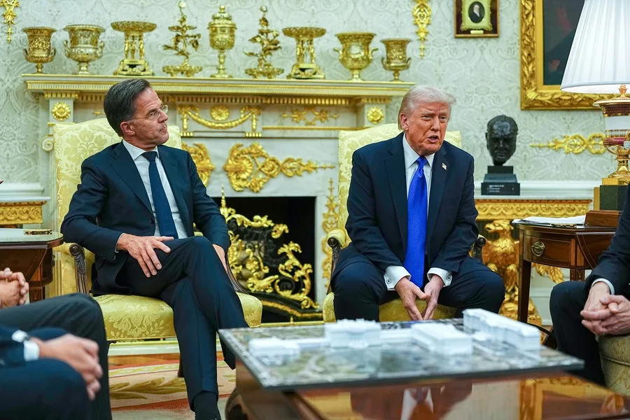 Trump dice que la OTAN «no estuvo ahí» cuando la necesitó, tras su reunión con Rutte
