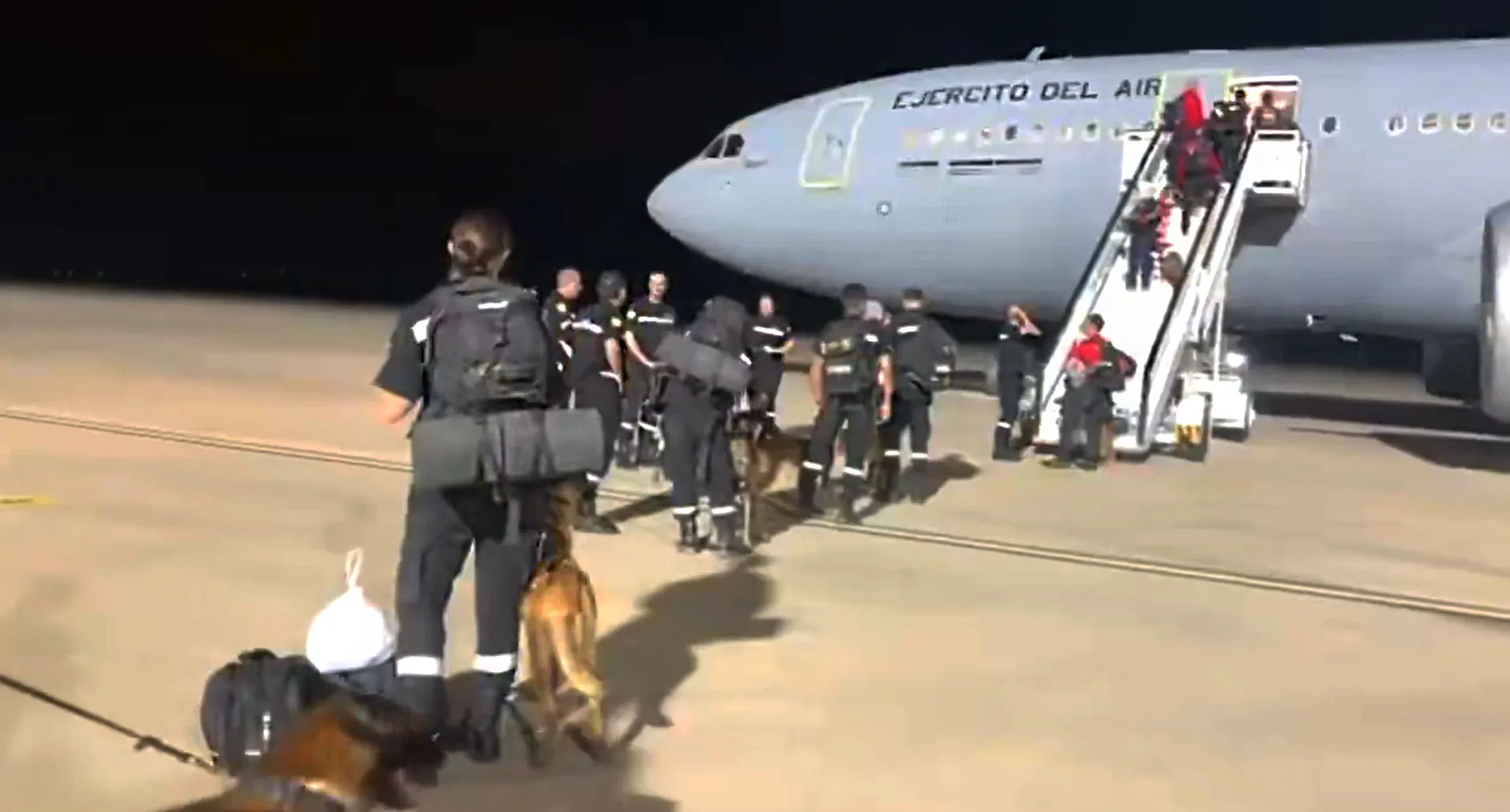 Vuela a Venezuela un avión militar español con efectivos de emergencias y rescate - EFE